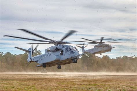 Marine Corps Ch 53k King Stallion Conducts Offshore Exercises