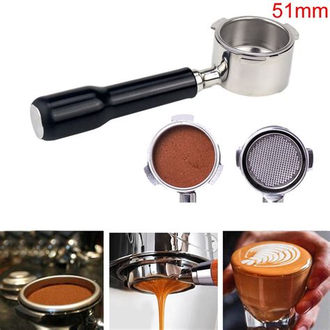 Mm Bottomless Portafilter Professional Coffee Espresso Machine Handle