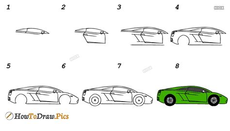 How To Draw A Lamborghini Easy Step By Step Draw The Three Trapezoids