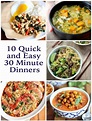 10 Quick and Easy 30-Minute Dinners - Inquiring Chef