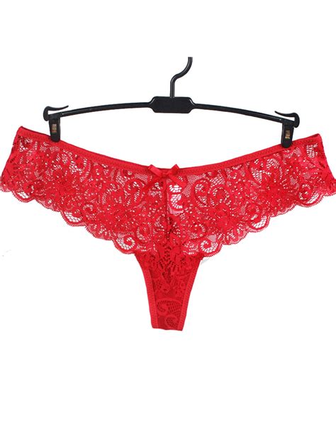 Wodstyle Womens Sexy G String Lace Thong Seamless Panties Lingerie