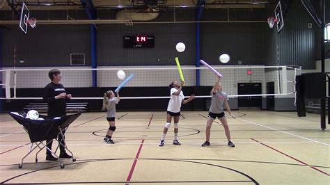 Volleyball Striking With Balloons Youtube