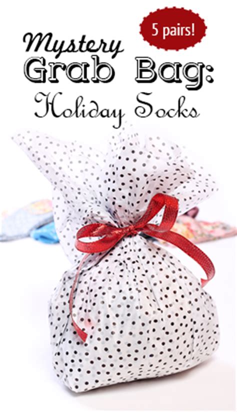 It's no surprise that the dating divas have once again come up with the perfect gift list for you! Holiday Grab Bag- Gift Set of 5 Socks!