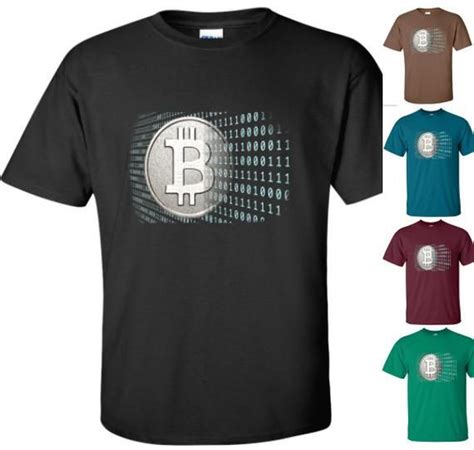 Bitcoin T Shirt Unisex Bitcoin Matrix Crypto Currency Tee Shirt Custom