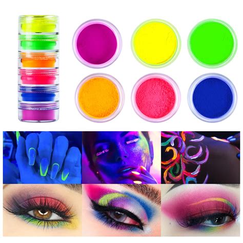 Pigmento Neon X6 Unidades Satinada Makeup