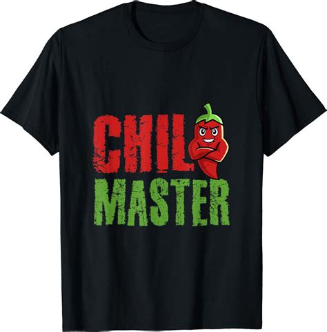Chili Master Cooles Design Für Chili Liebhaber T Shirt Amazonde Fashion