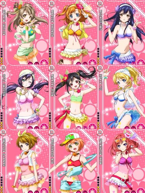 Pin On Love Live School Idol Festival Cards