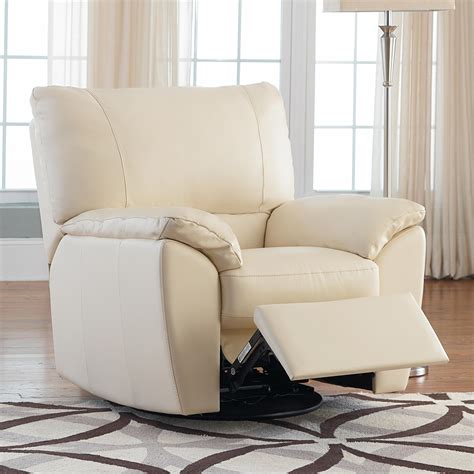 Natuzzi Editions B632 B632 004 Leather Reclining Chair With Pillow Arms