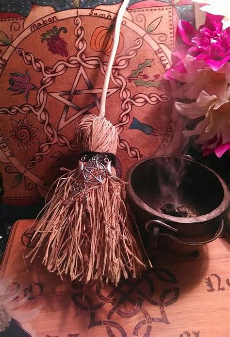 Hecate Altar Besom Aconite Amphora And Triple By Theironcauldron 24