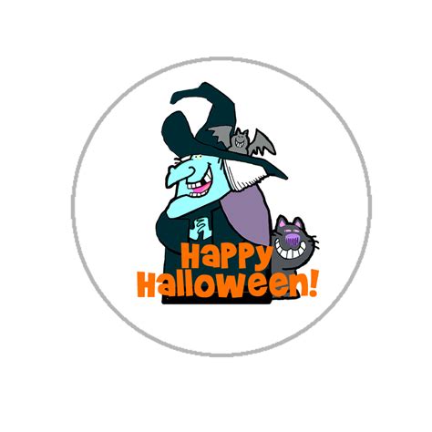 Stonehouse Collection Witch Happy Halloween Envelope Stickers 144