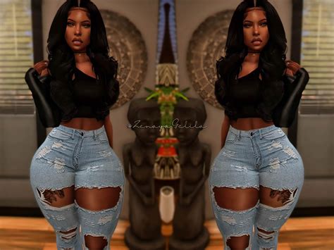 Proud Black Simmer — Zenaya 🧡 Hair Complex Sims Top Patreon Sims 4 Mods Clothes