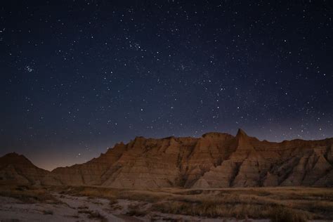 Last Stars Of The Night Badlands National Park South Dako Flickr