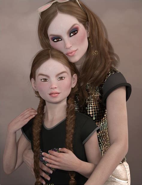 Becky And Her Mom For Genesis 8 Female Render State