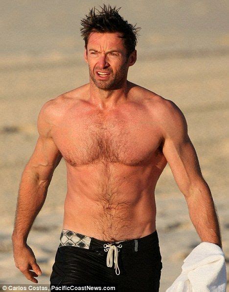 From Beardy To Buff Hugh Jackman Sports Bedraggled Hair On Wolverine