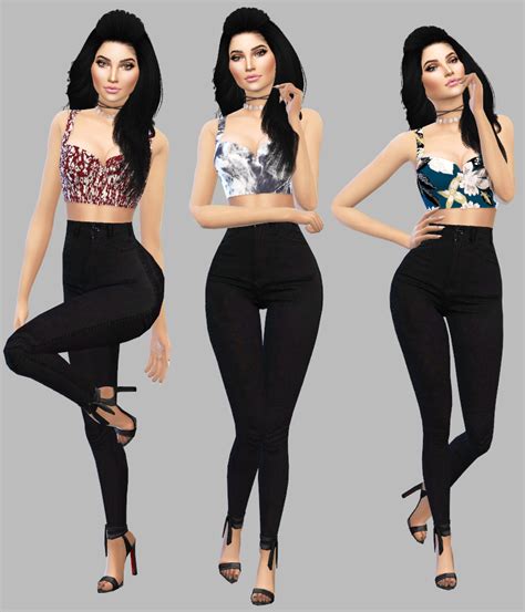 Sims4sisters — Trillyke Simply Simming Stella Crop Top