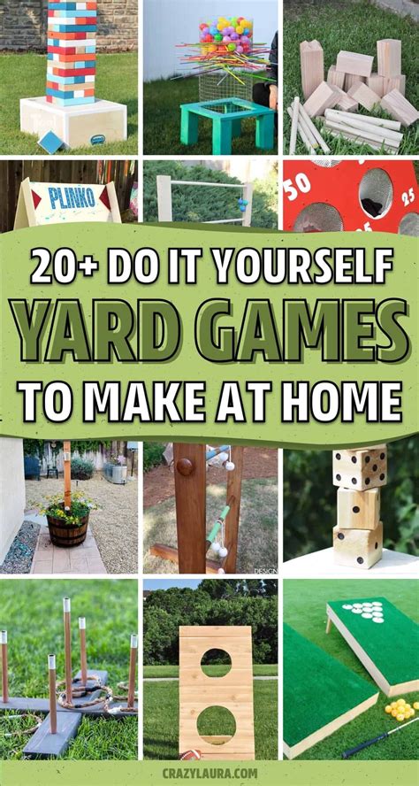 20 Best Diy Backyard Games And Lawn Activity Ideas Crazy Laura In 2022