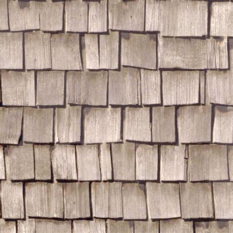 Wood Shingle Roof Texture Seamless 03787