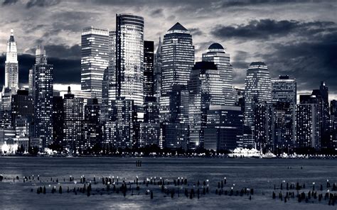 London Skyline Black And White Wallpaper