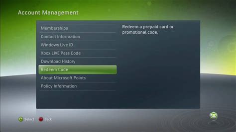 Xbox 360 2009 Summer Dashboard Update Account Management Updates