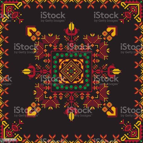 Romanian Traditional Pattern 221 Stock Illustration Download Image
