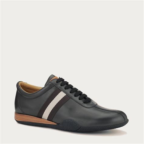 Bally Leather Sneakers Shoes Man In Black For Men Lyst
