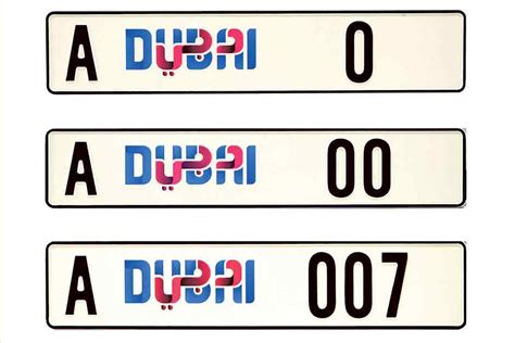 New Car Number Plates For Dubai In May