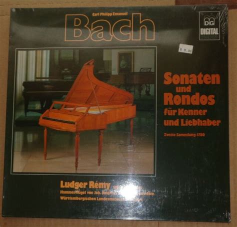 ludger remy c p e bach sonatas and rondos md g g 1153 sealed ebay