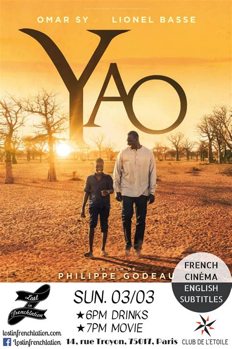 + sobre yao asian cuisine. Yao - Lost in Frenchlation - French Films / English ...