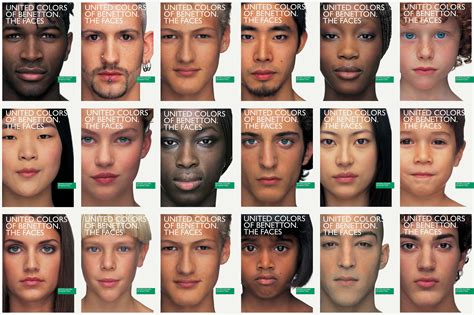 The Faces United Colors Of Benetton On Behance