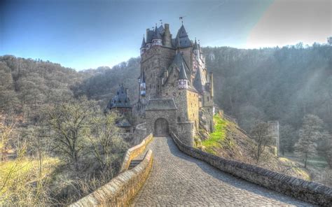 Castle Of Burg Eltz In Der Eifel Germany