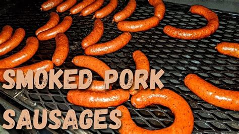 Homemade Smoked Pork Sausages Workhorse Pits 1975 Youtube