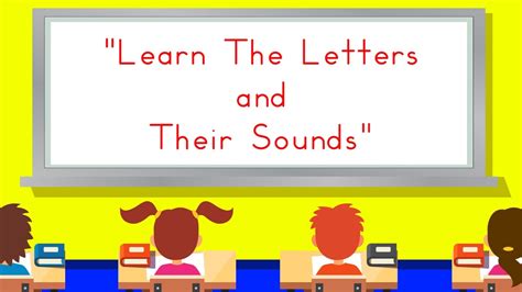 Learn The Letters And Their Sounds Learn The Alphabet Abc Song