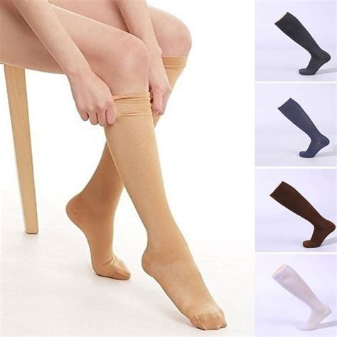 Unipression Stockings Pressure Nylon Varicose Vein Stocking Knee High Leg Support Stretch