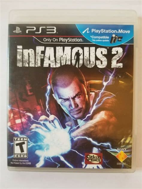 Infamous 2 Sony Playstation 3 Ps3 2011 Complete Tested Free