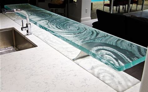 You won't have to worry about mold or bacteria growing inside your countertops. How Strong are Glass Countertops? - Downing Designs