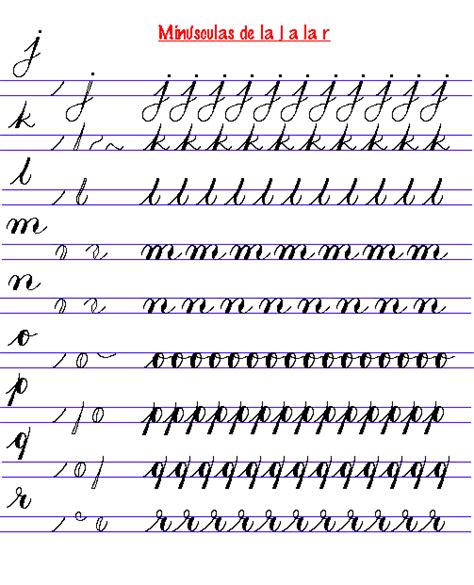 Ejercicios De Caligrafía Cursive Writing Practice Sheets Cursive