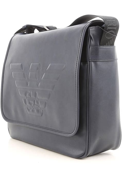 Emporio Armani Messenger Bag For Men On Sale In Blue For Men Lyst