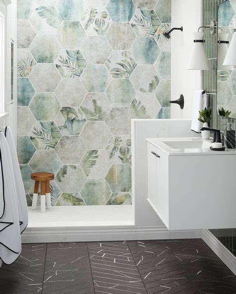 Inspiring Flower Tiles Designs For The Bathroom Housing News