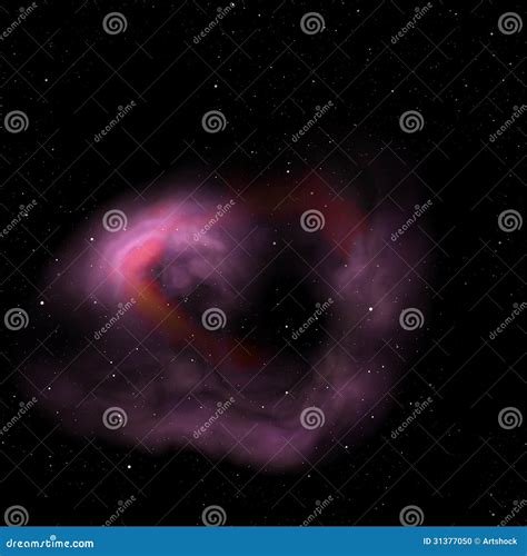 Purple Space Clouds Stock Photo Image 31377050