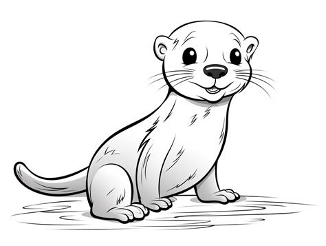 River Otter Coloring Page To Enjoy Coloring Page