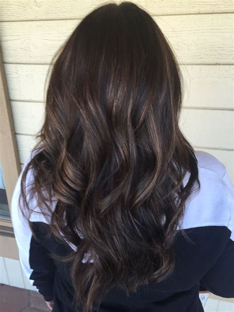 Dark Hair With Caramel Highlights Balayage Hair Hair Styles Caramel