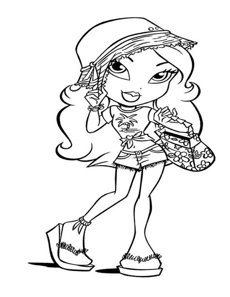 Free Printable Coloring Pages Bratz Dolls Lucilleropwise