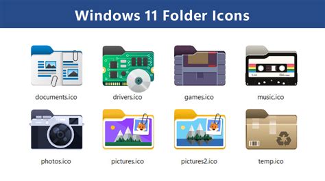 Windows Style Folder Icons By Ivan X On Deviantart