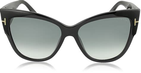 tom ford anoushka ft0371 01b black cat eye sunglasses shopstyle