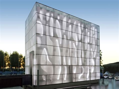 Glass Curtain Wall Panel For Facades Building Opaque Ice H
