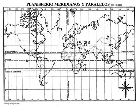 Detalle Imagen Planisferio Con Division Politica Y Nombres Ecuador