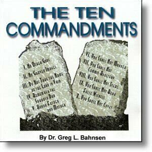 The Ten Commandments Bahnsen