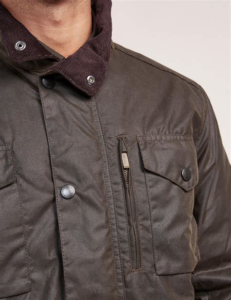 Barbour Cotton Sapper Wax Jacket In Brown For Men Lyst