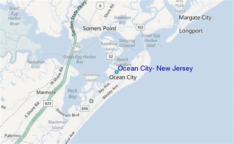 29 Ocean City Nj Street Map Maps Database Source