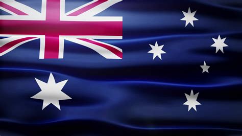 australia flag stock video footage for free download